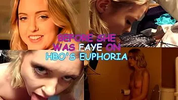 Oynat Hbo genç drama öforisinde faye olmadan önce, kirli yaşlı bir adam tarafından istismar edilen chloe couture adında geniş gözlü 18 yaşında bir acemiydi.