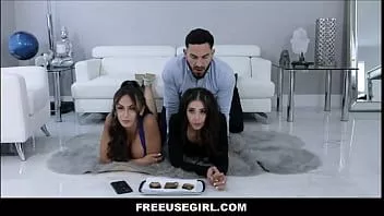 play Freeusegirl.com - fucking my freeuse latina teen stepsister while she and a friend watch tv - sofie reyez, kiki klout