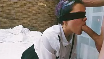 play Hot blowjob in the hotel from a young student